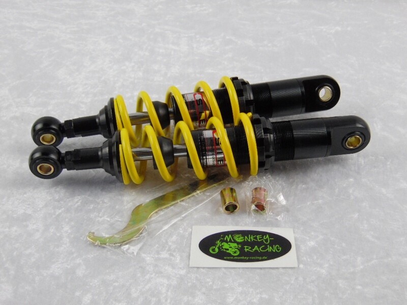 Federbeine Set SkyMini Monkey 285mm gelb