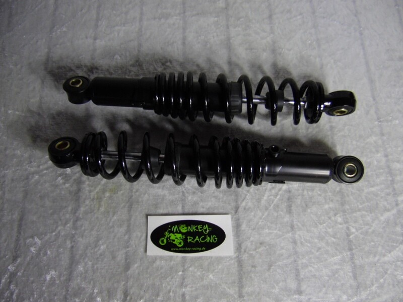 Federbeine Set Monkey schwarz