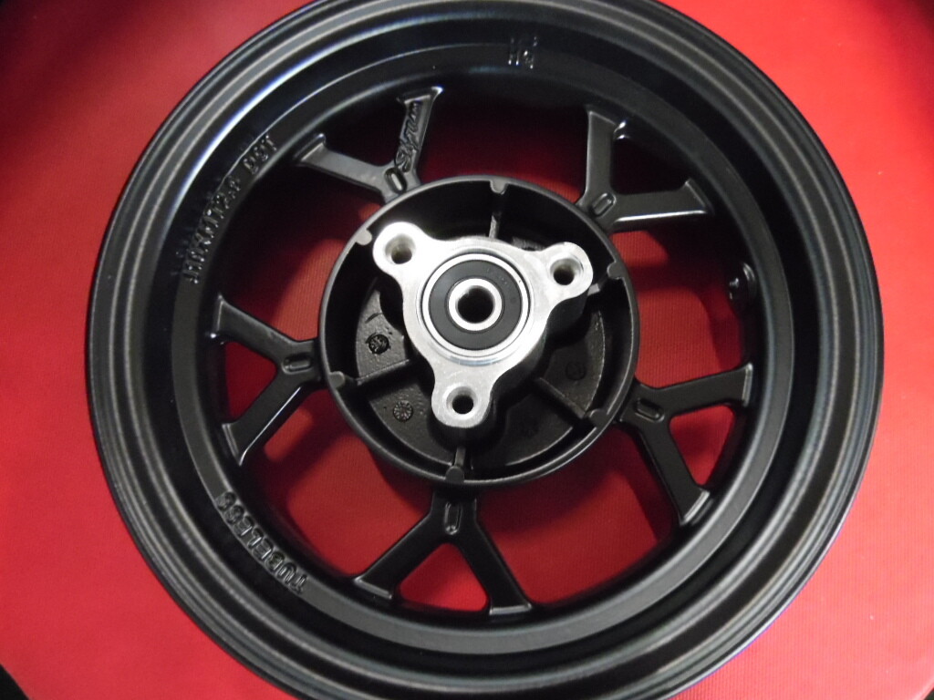 Alu Felge 2,5x10 schwarz hinten Euro 4/5