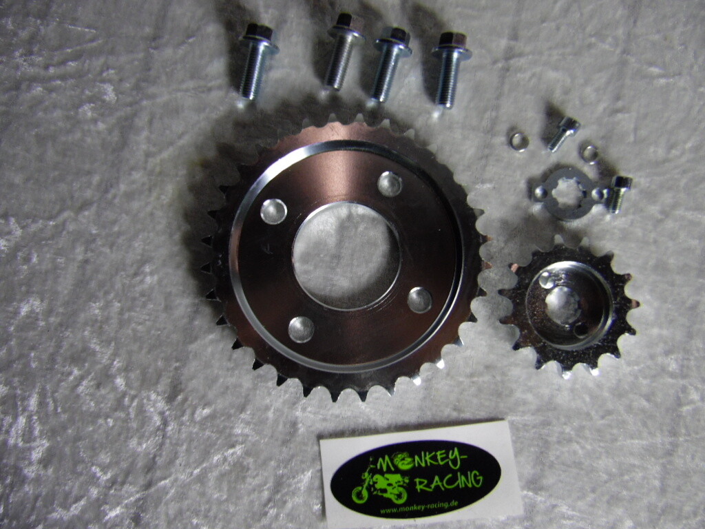 ​​​​Kettenritzel + Dax SkyMax Kettenrad  Off-Set 15 Z /32 Z  +7mm