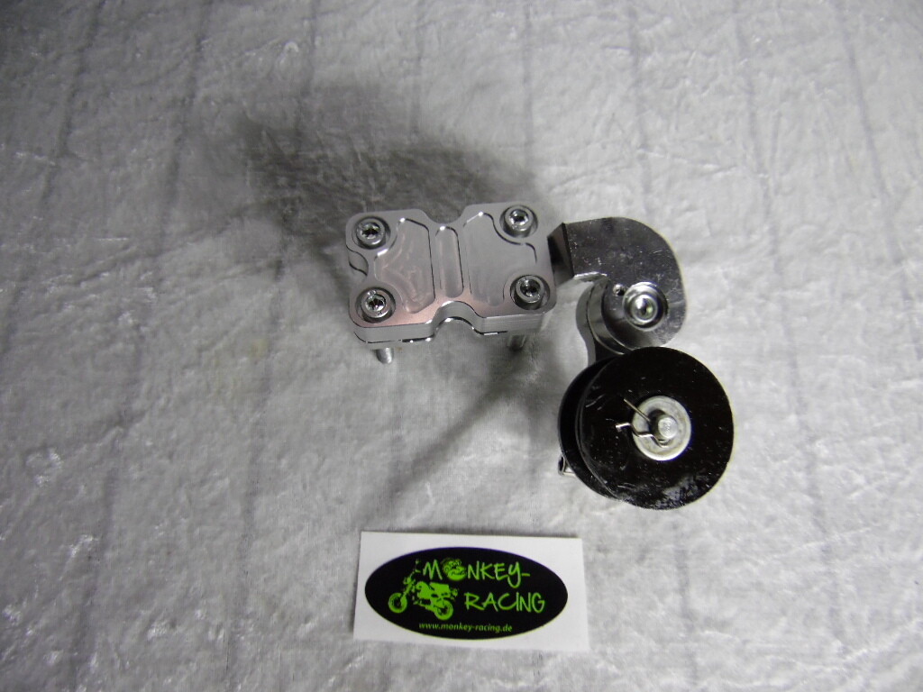 Alu Kettenspanner (Rolle)für Schwingen silber