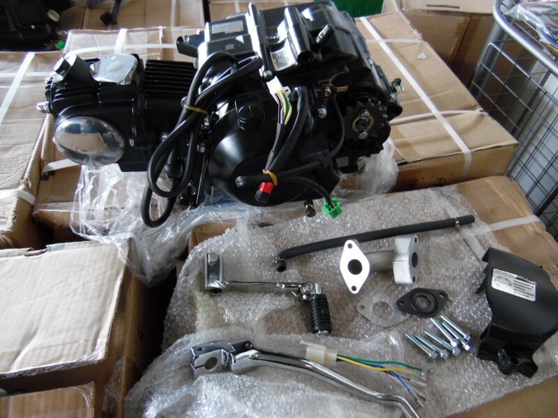 Loncin 70 Motor  E-Start schwarz