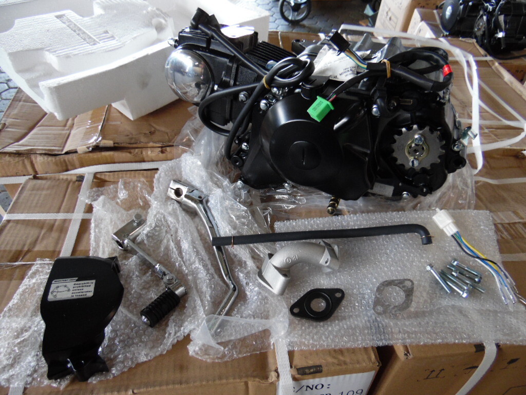 Loncin 50 Motor  E-Start schwarz