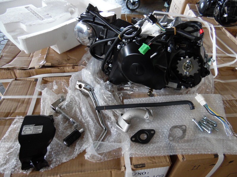 Loncin 50 Motor  E-Start schwarz