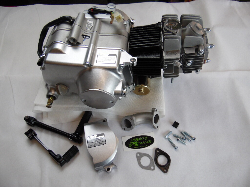 Zongshen 125 Motor E-Start Silber