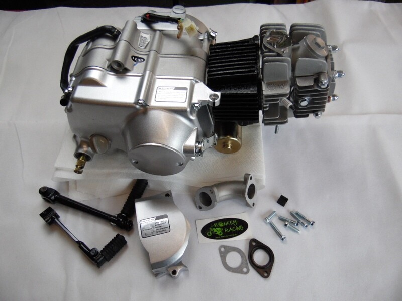 Zongshen 125 Motor E-Start Silber