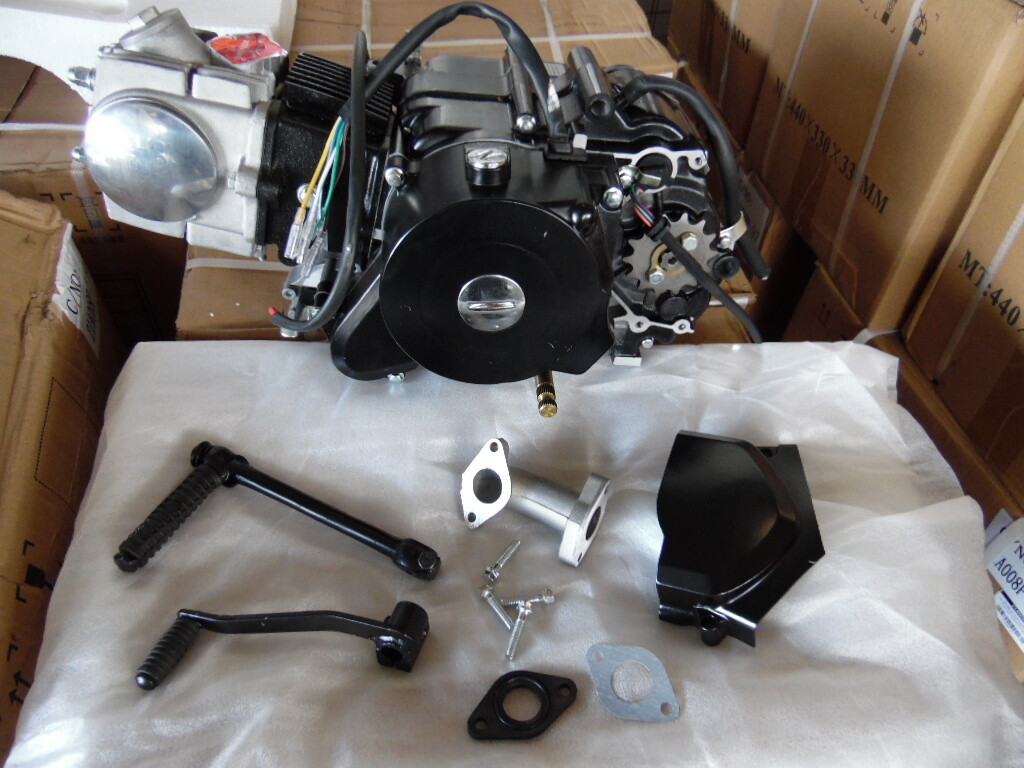 90ccm Motor  E-Start schwarz