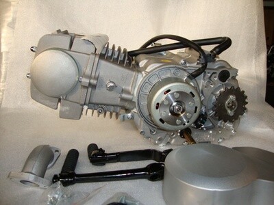 YX 125 Motor Kickstart Alu