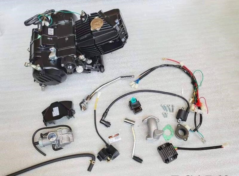 Zongshen 190cc Motor  E-Start schwarz
