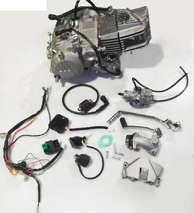 Zongshen 212cc Motor  E-Start silber