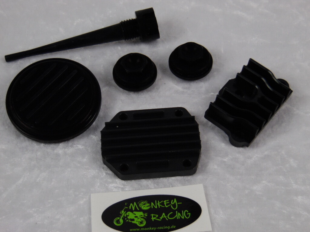 Motor Deckel Set CNC 125ccm schwarz