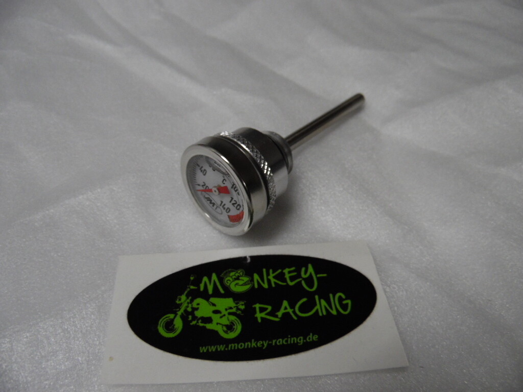 Ölthermometer JMC, weißes Ziffernblatt kurz (50ccm)