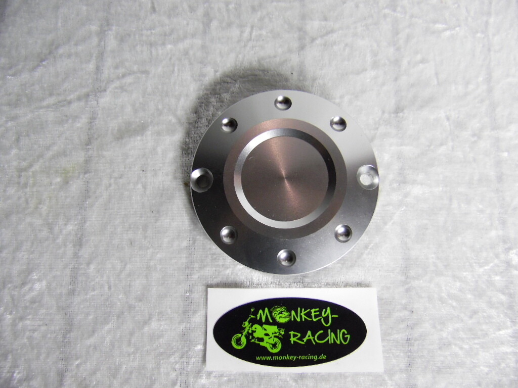 Kupplungsdeckelplatte rund CNC silber groß z.B. für Euro 4/5