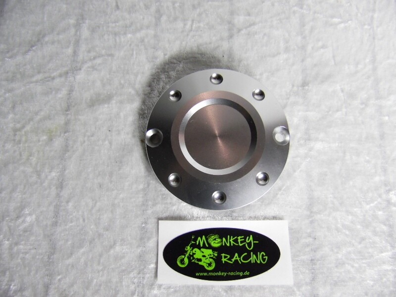 Kupplungsdeckelplatte rund CNC silber groß z.B. für Euro 4/5
