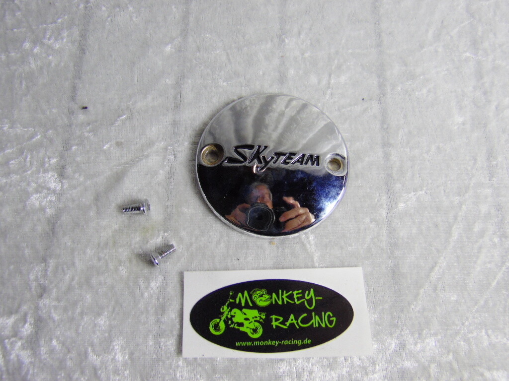 Zylinderkopfdeckel links rund groß (125ccm) mit SkyTeam Logo