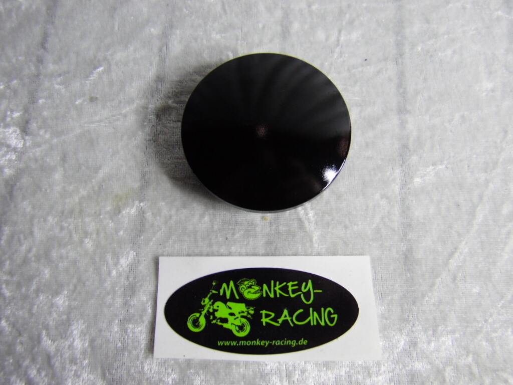 Zylinderkopfdeckel links rund klein (50ccm) schwarz