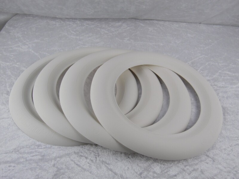Weißwandreifen Cover Set R-Disign (4 Stück) für 8&quot;