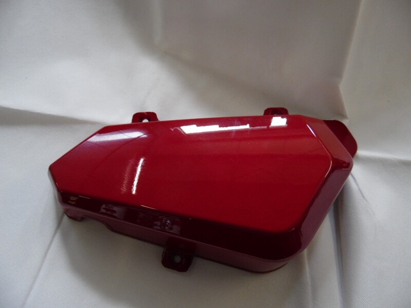 Seitendeckel T-Rex links candy-red