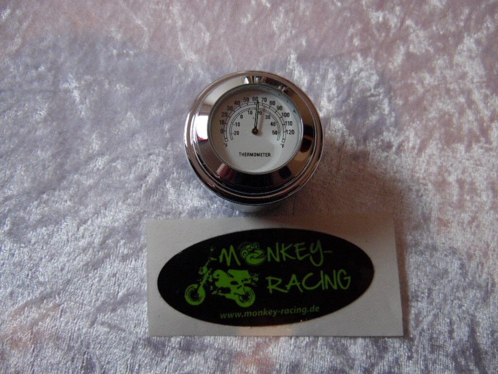 Thermometer inkl. CNC Halter für 22mm Lenker