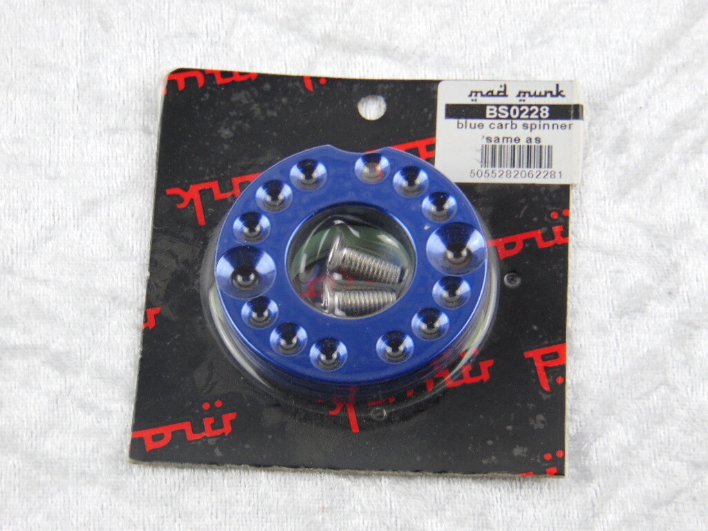Vergaser Drehplatte 26mm blau