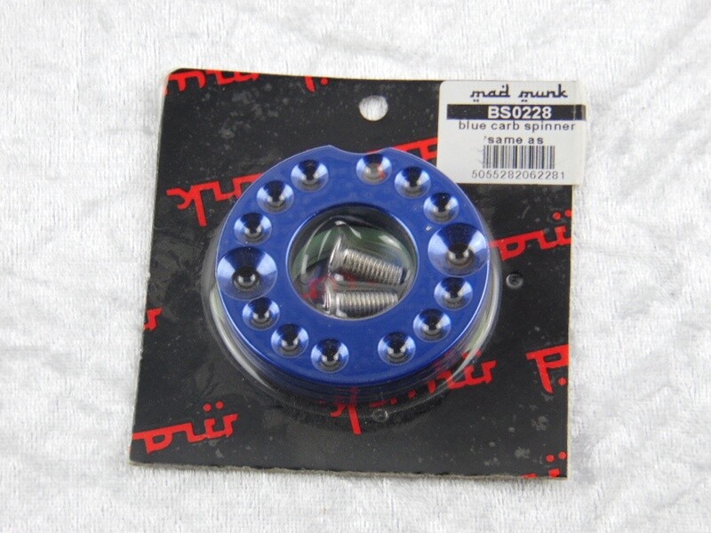 Vergaser Drehplatte 26mm blau