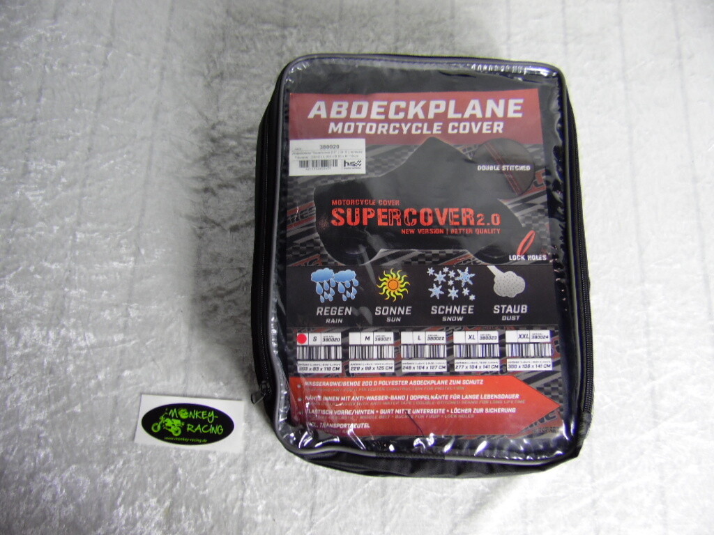 Abdeckplane &quot;Supercover 2.0&quot; Gr. S, 198 x 90x 106 cm