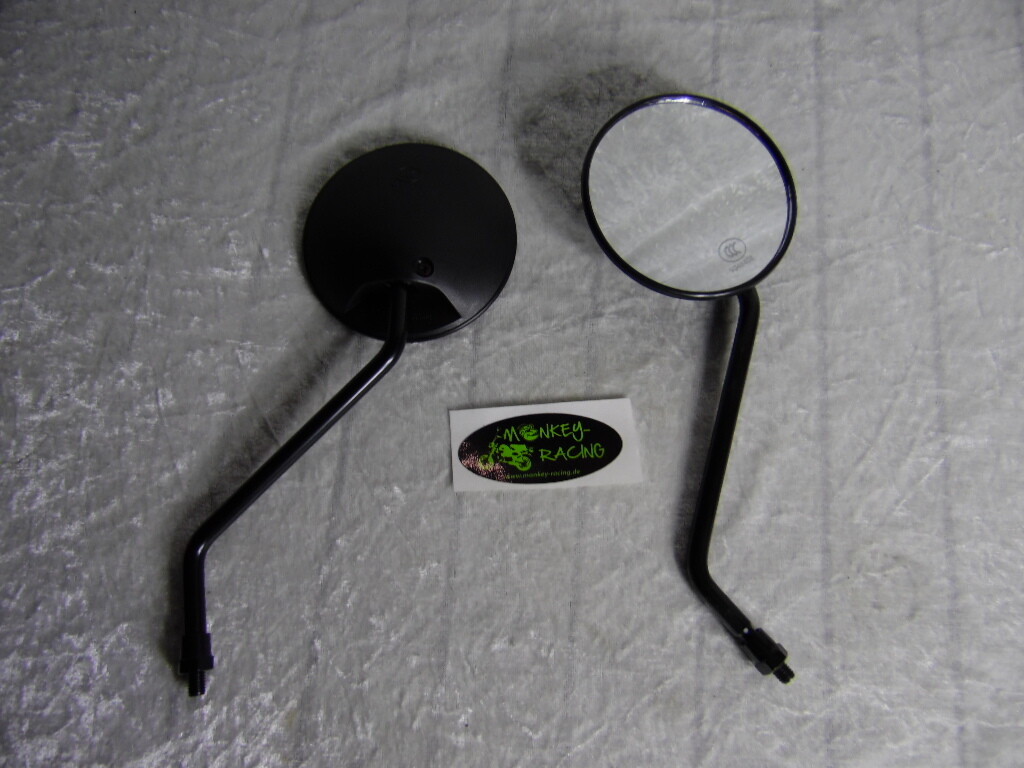 Spiegel Set SkyTeam SkyMini SkyMax schwarzer Halter