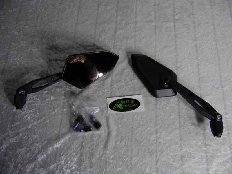 Spiegel Set universal scchwarz M8