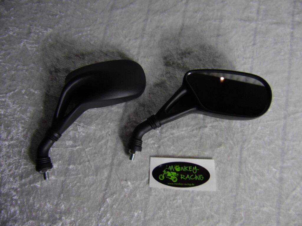 Spiegel Set  mini &quot;Aero&quot; schwarz, 1x M8R, 1yM8L