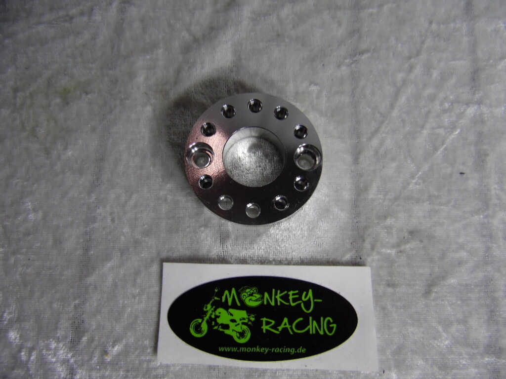 Vergaser Drehplatte 26mm silber
