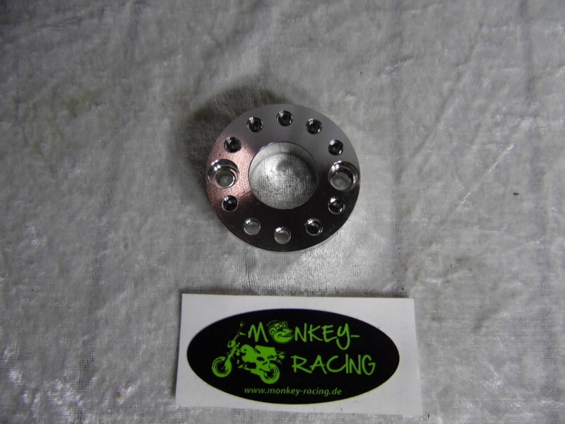 Vergaser Drehplatte 26mm silber