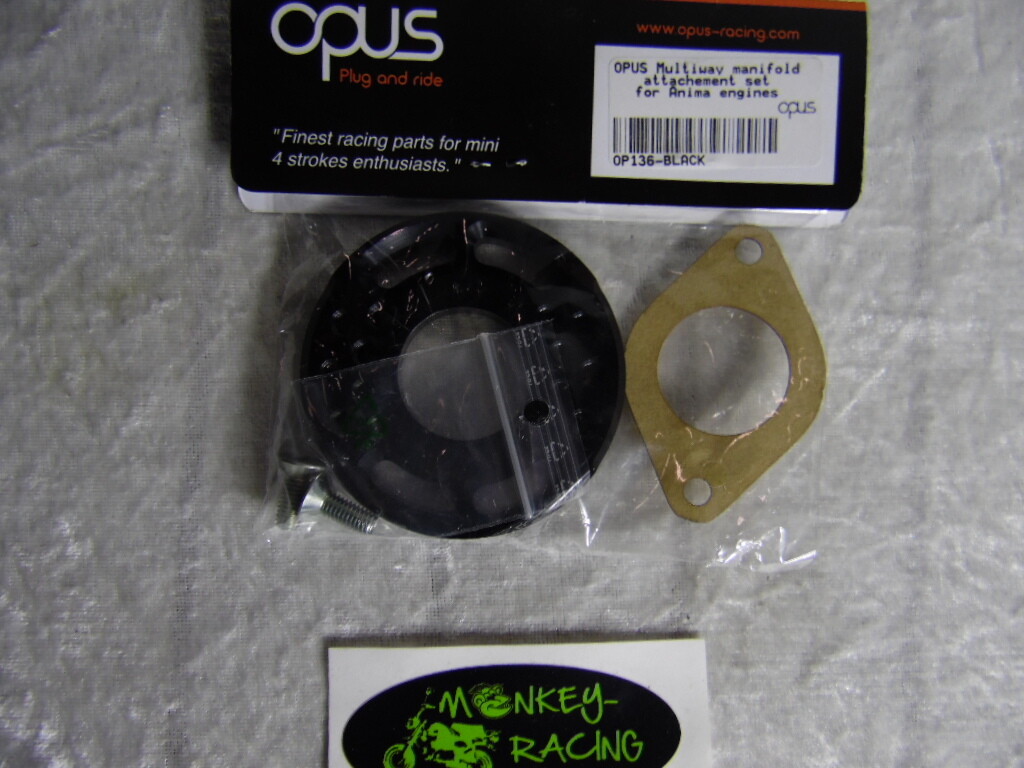 Vergaser Drehplatte Opus schwarz, für ZS-190/212 und Daytona Anima