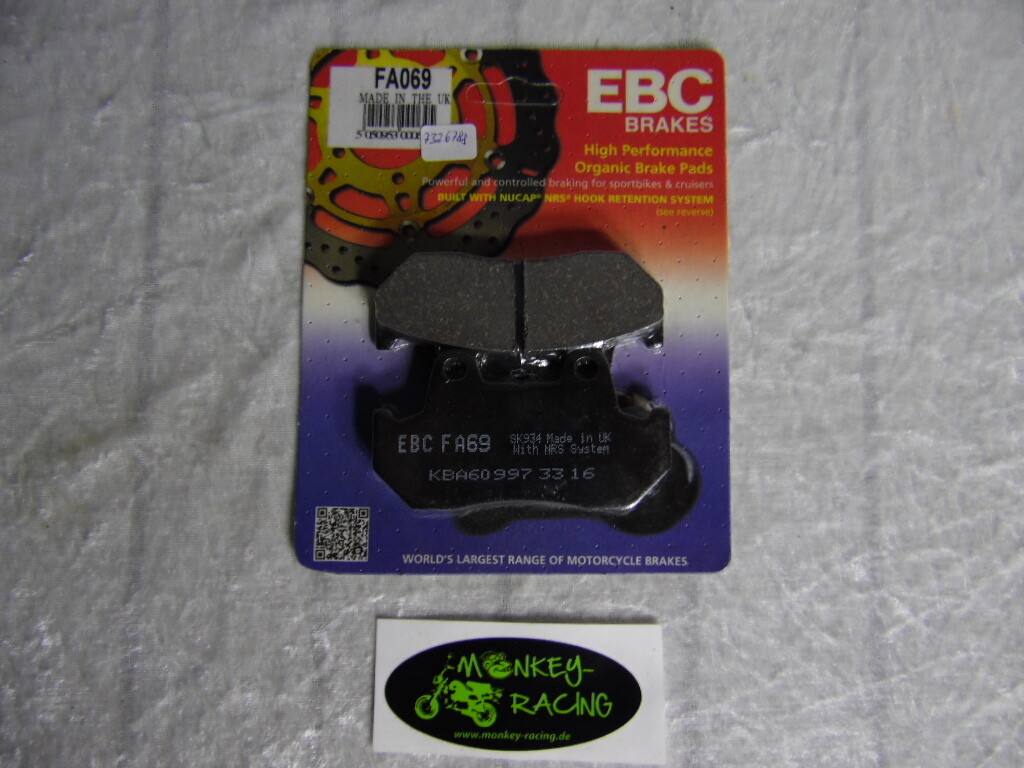 Bremsbeläge V-Raptor vorne EBC