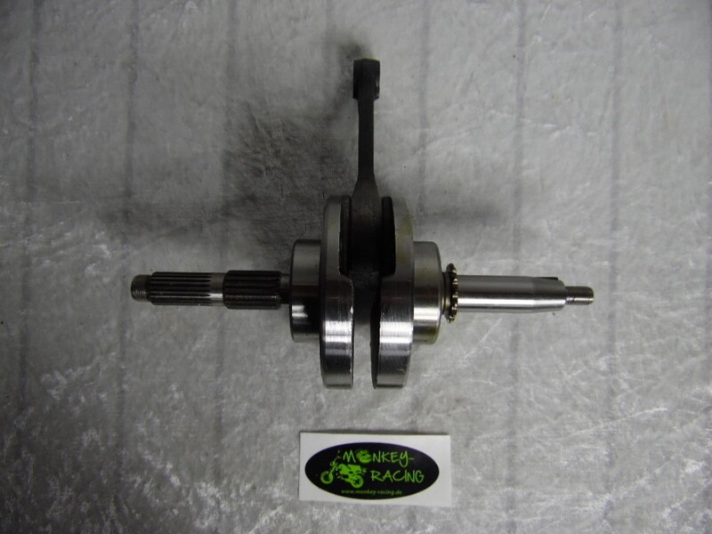 Kurbelwelle Lifan 140 mit 59mm Hub, mit 15mm Pleuelauge