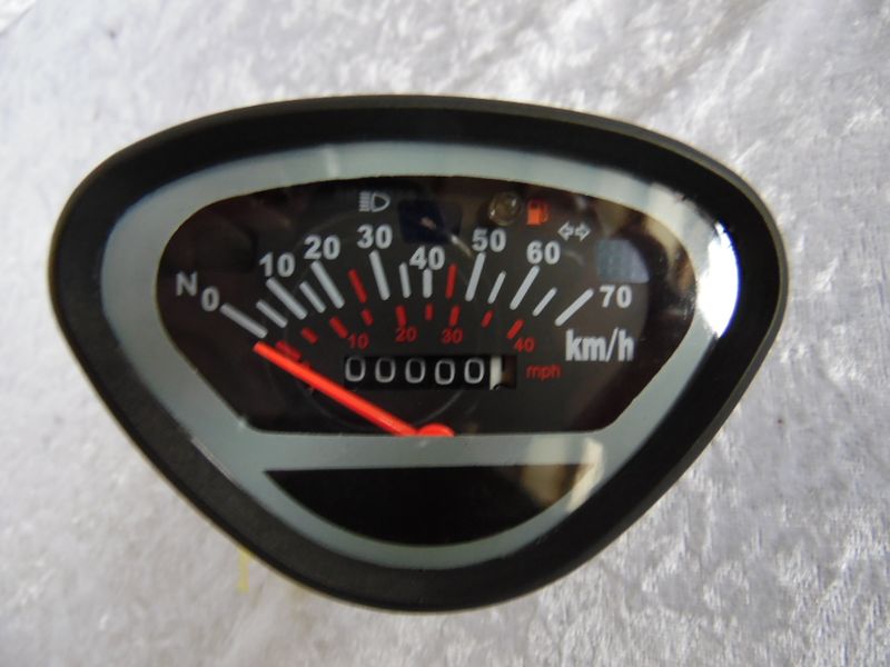​Tachometer Dax 70 km/h, mit Tankanzeige (für Tachowellenantrieb)