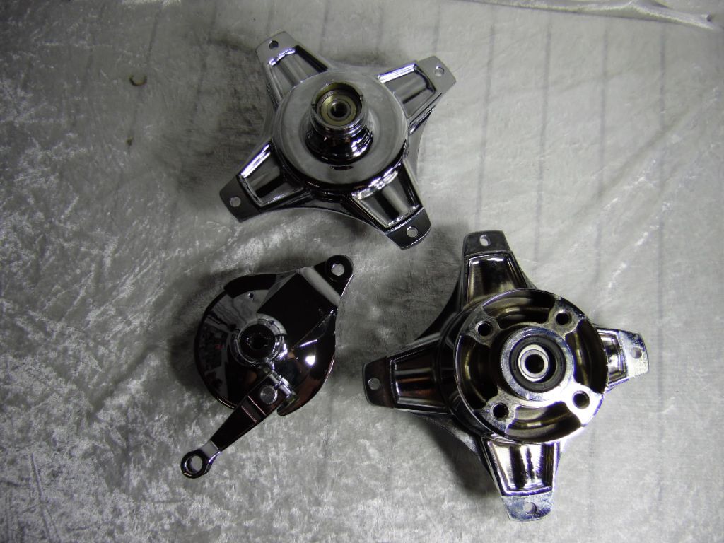 Radnaben Set SkyMax  Euro 3, chrom kompl.