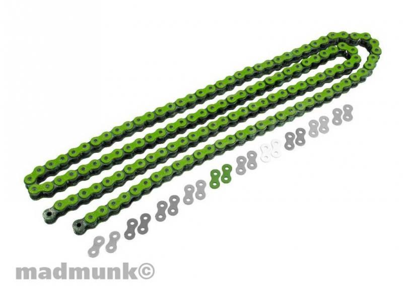 ​Antriebskette grün 420er Teilung 130 Glieder