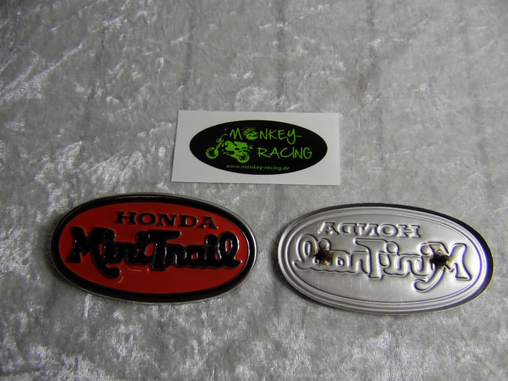 Emblem Blech Z50A, A-Monkey (mit Stifte)