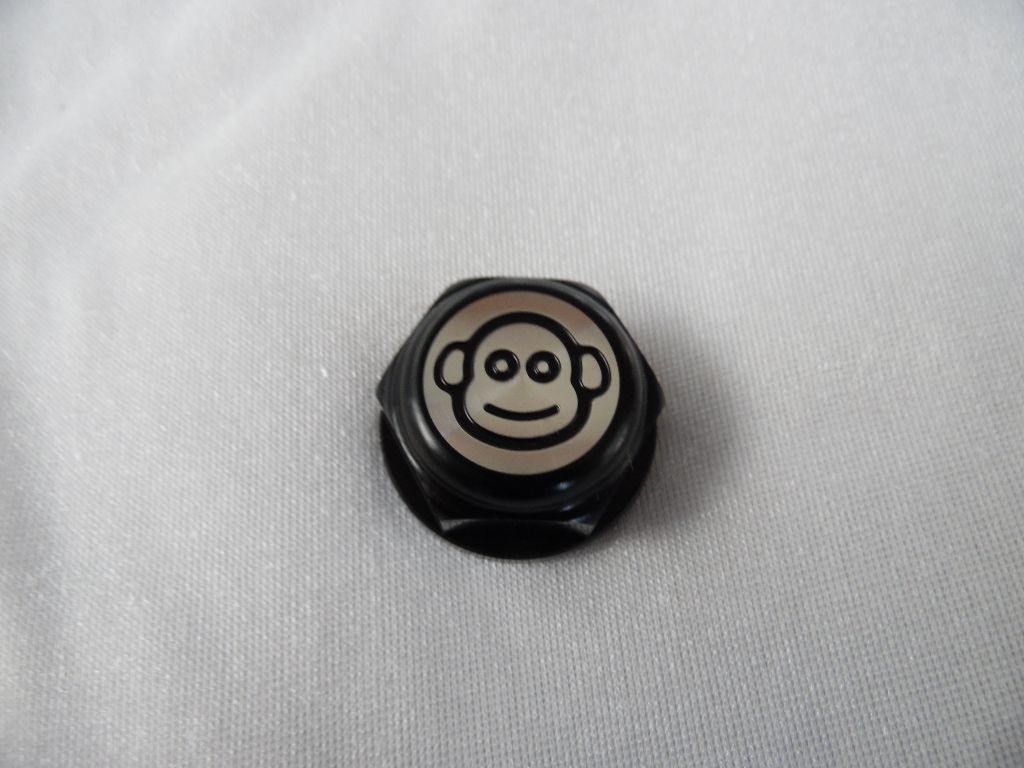 ​Zentralmutter Gabel Steuerkopfmutter Alu CNC Monkey schwarz