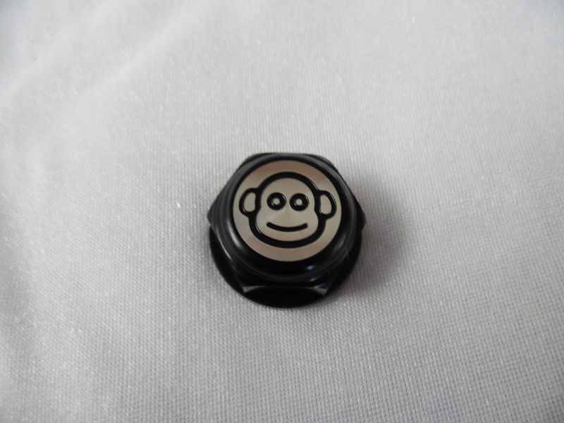 ​Zentralmutter Gabel Steuerkopfmutter Alu CNC Monkey schwarz