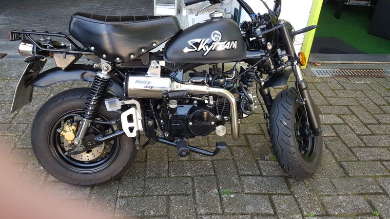 Kepspeed Monkey Auspuff obenliegend für Euro 5 SkyMini