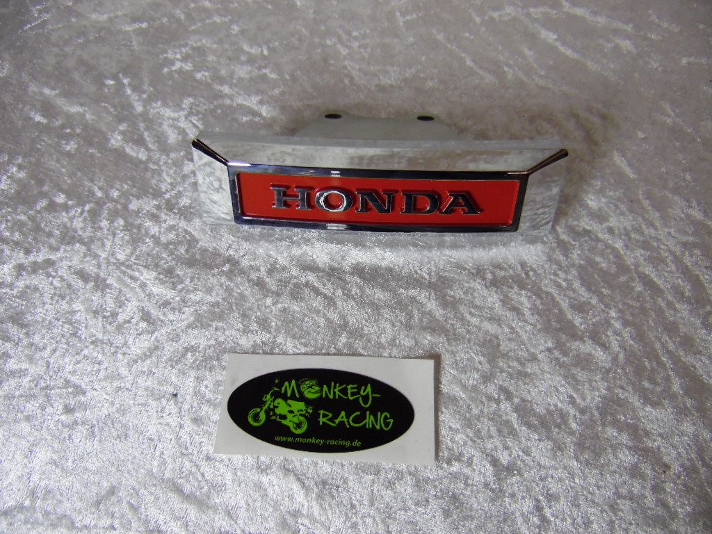 ​Honda Logo Emblem mit Halterung für die Gabelbrücke rot