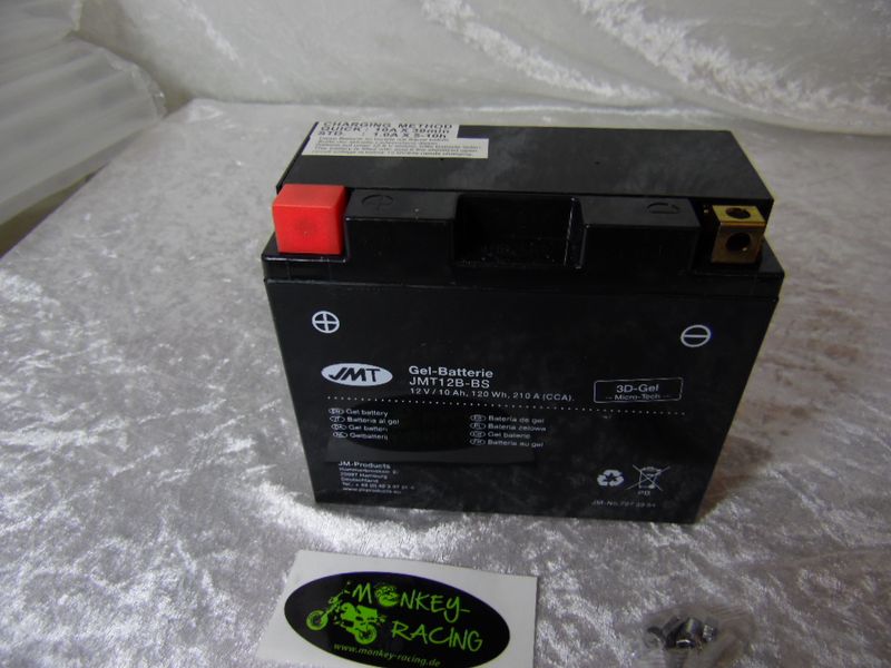 Batterie Motorrad YB6.5L-B Gel JMT