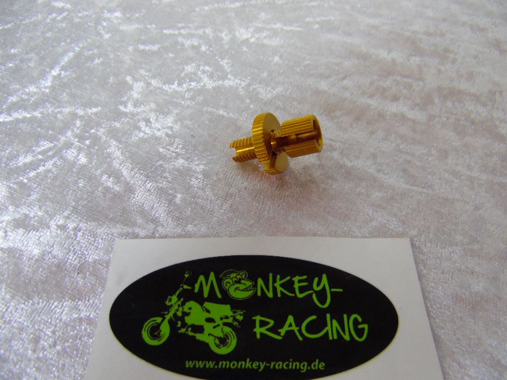 ​Kupplungszugeinsteller Alu gold hell universal M8