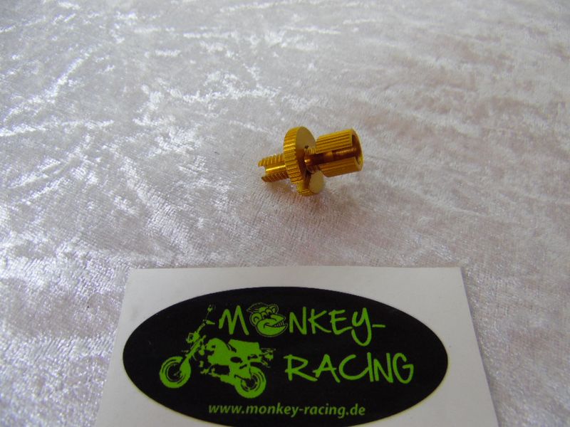 ​Kupplungszugeinsteller Alu gold hell universal M8