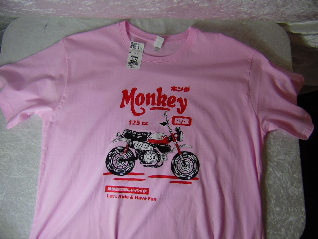 ​T-Shirt &quot;Honda Monkey 125&quot; pink XXL