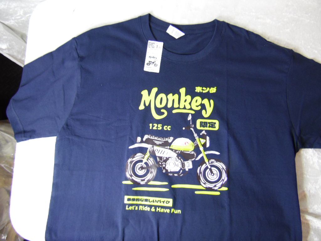 ​​T-Shirt &quot;Honda Monkey 125&quot; navy blue  XXL