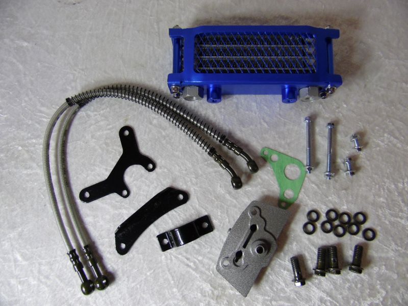 ​Ölkühler kompl. 3-Layer blau