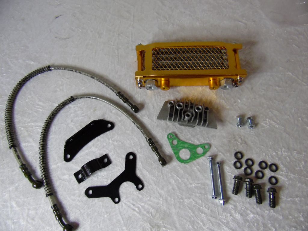 Ölkühler kompl. 3-Layer gold