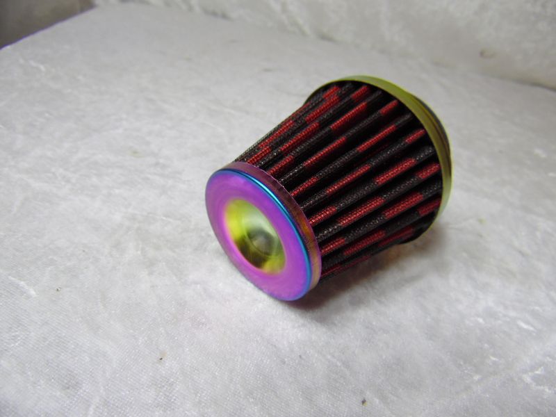 ​Luftfilter 42mm red check metal